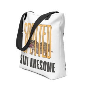 Stay Spotted Stay Awesome Tote Bag