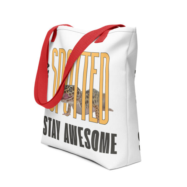 Stay Spotted Stay Awesome Tote Bag - Image 2