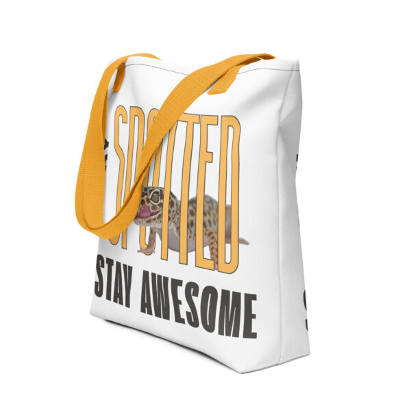 Stay Spotted Stay Awesome Tote Bag - Image 3